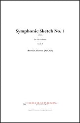 Symphonic Sketch No. 1 Orchestra sheet music cover